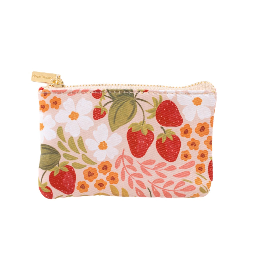 Strawberry Patch Coin Pouch