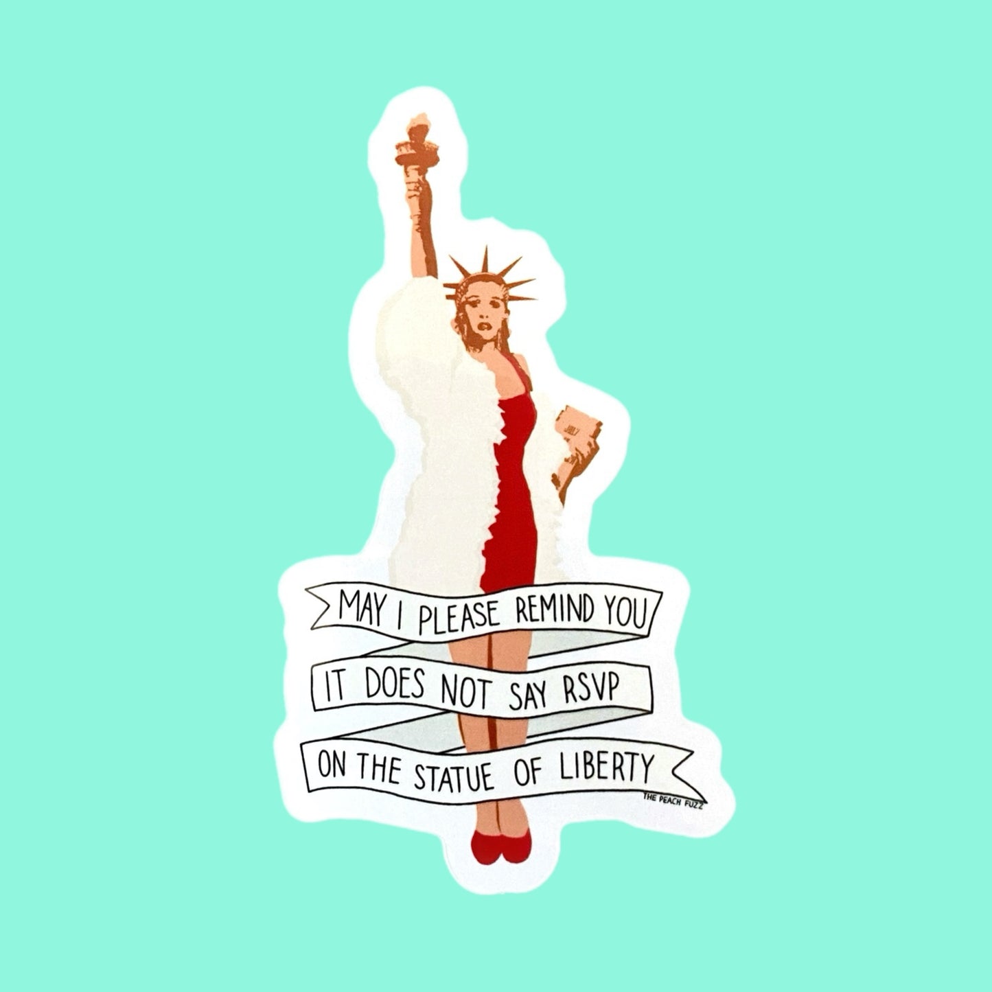 Clueless RSVP Sticker