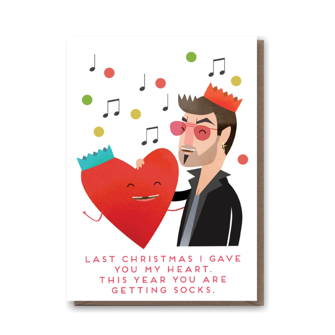 George Michael Last Christmas Card