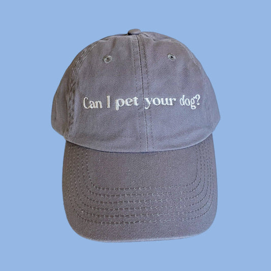 Can I Pet Your Dog Hat (Grey)
