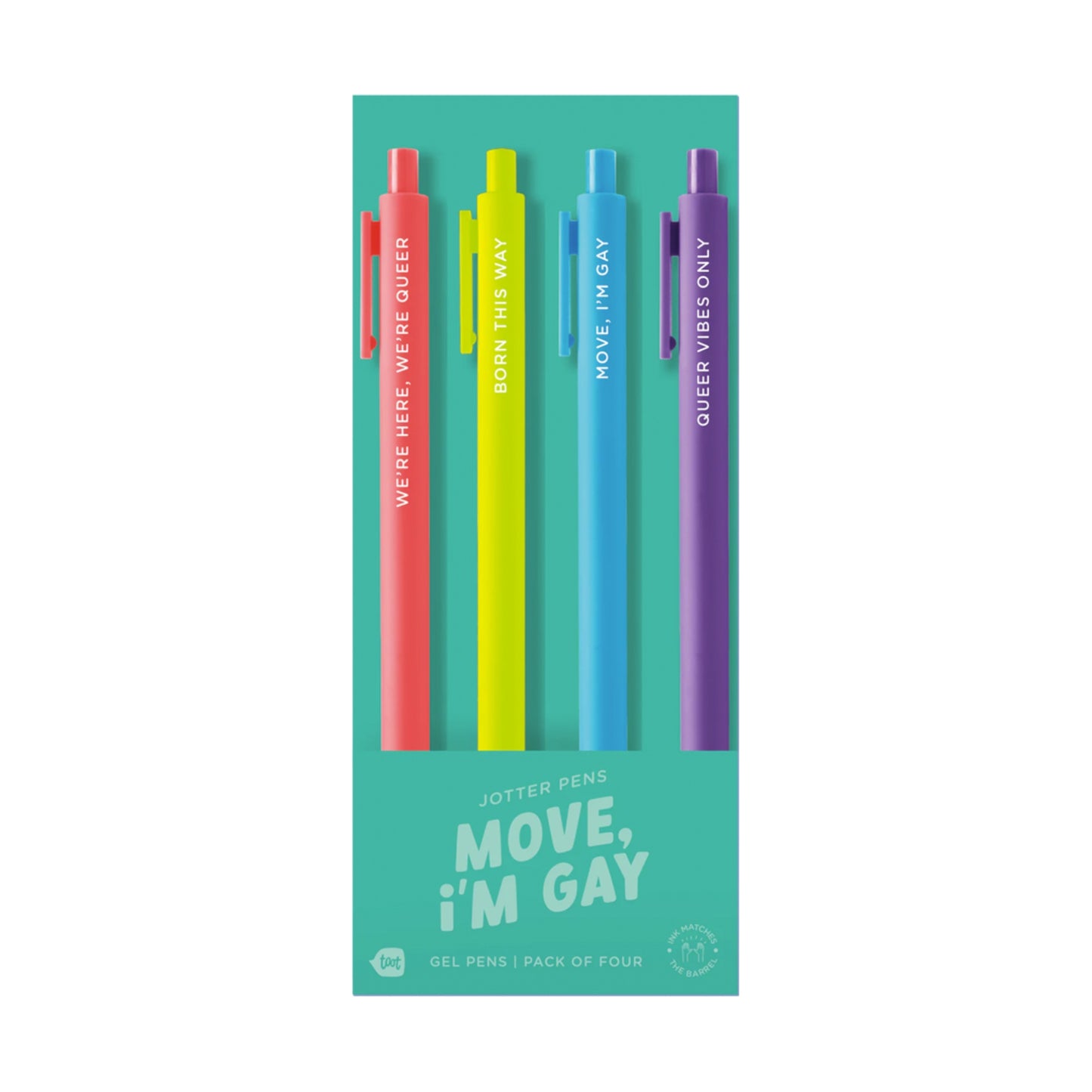 Move, I'm Gay Pen Set