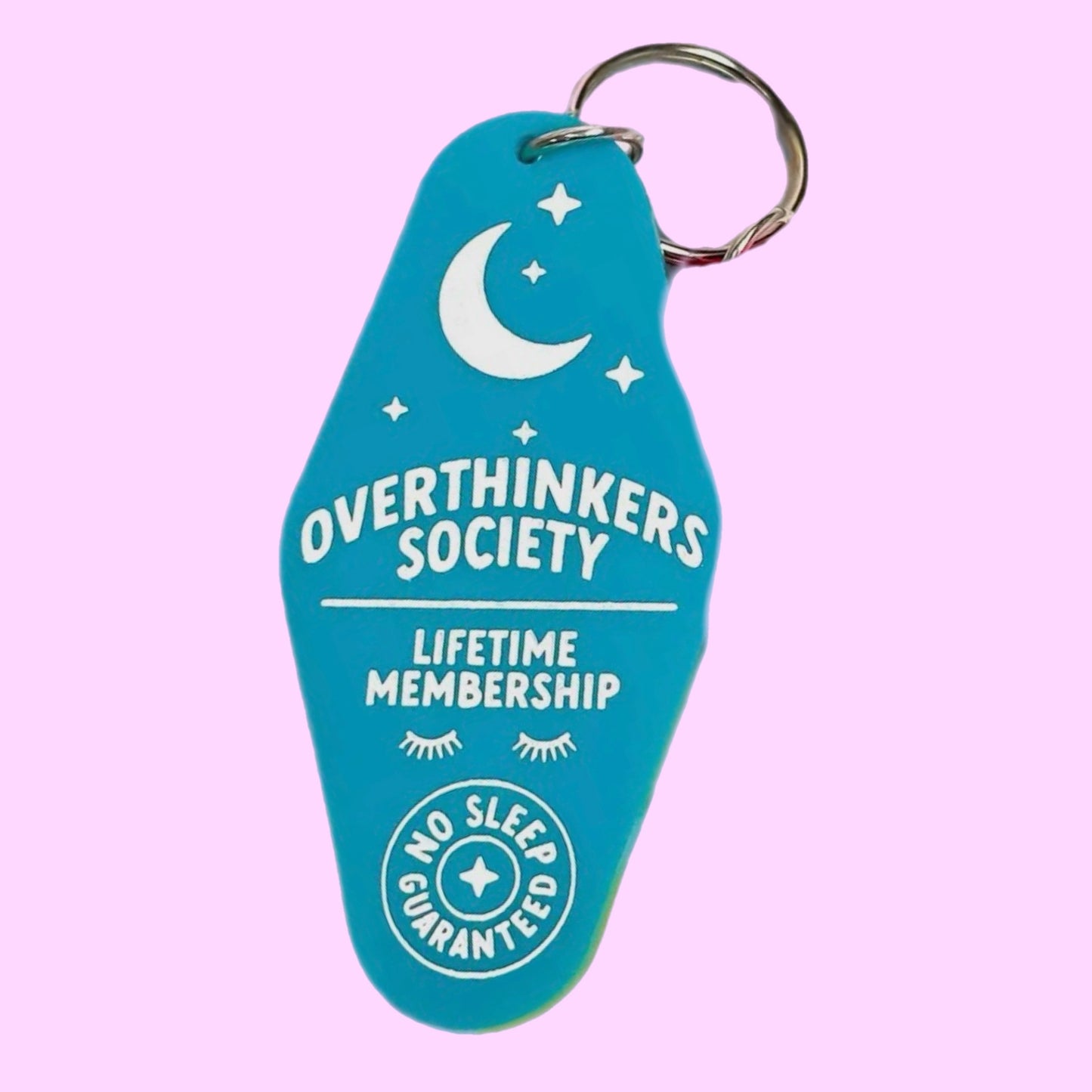 Overthinkers Society Keychain (Blue)