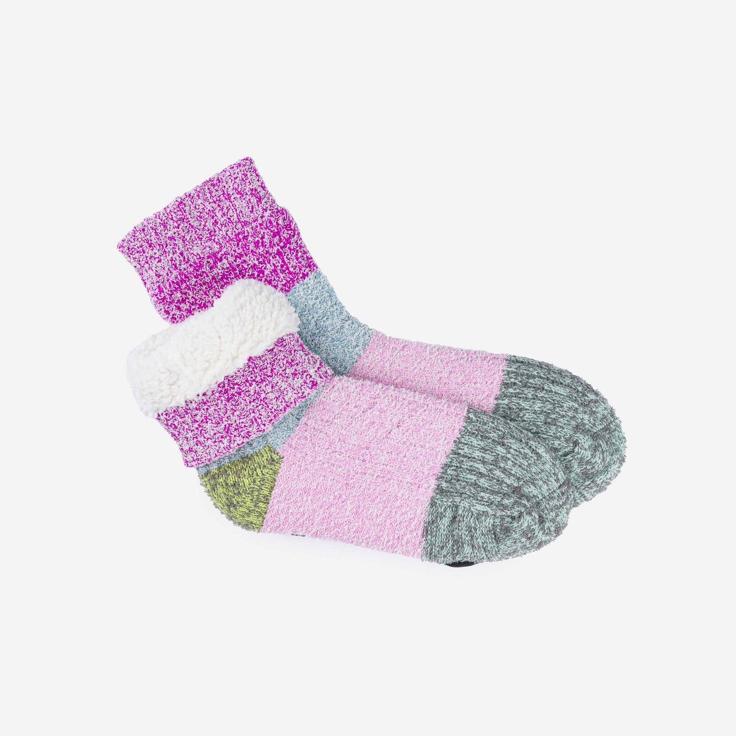 Color Band House Socks (Stone)