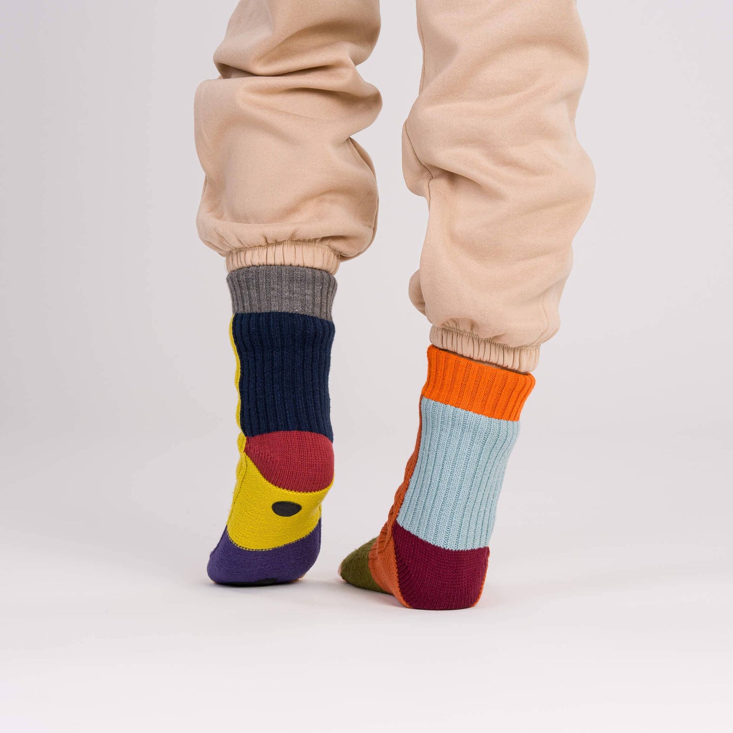 Mismatch House Socks (Desert)