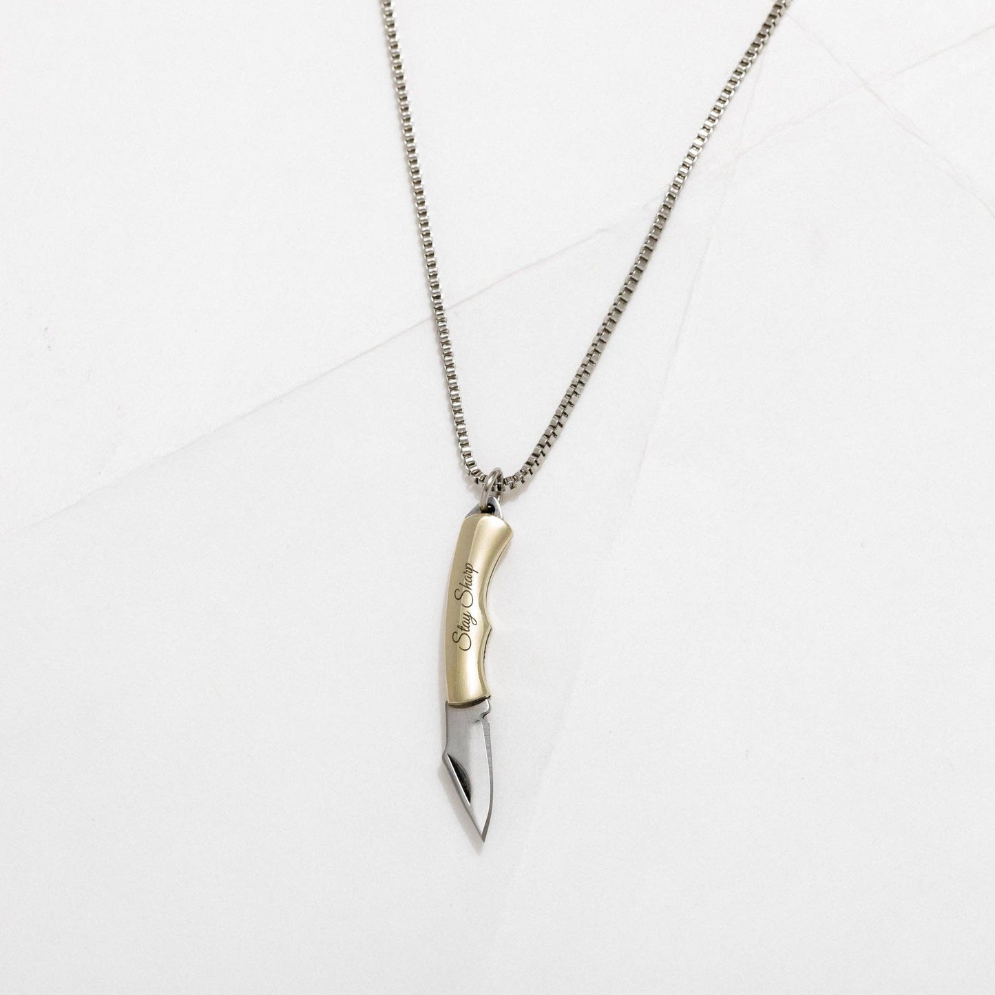 Sloane Knife Pendant Necklace