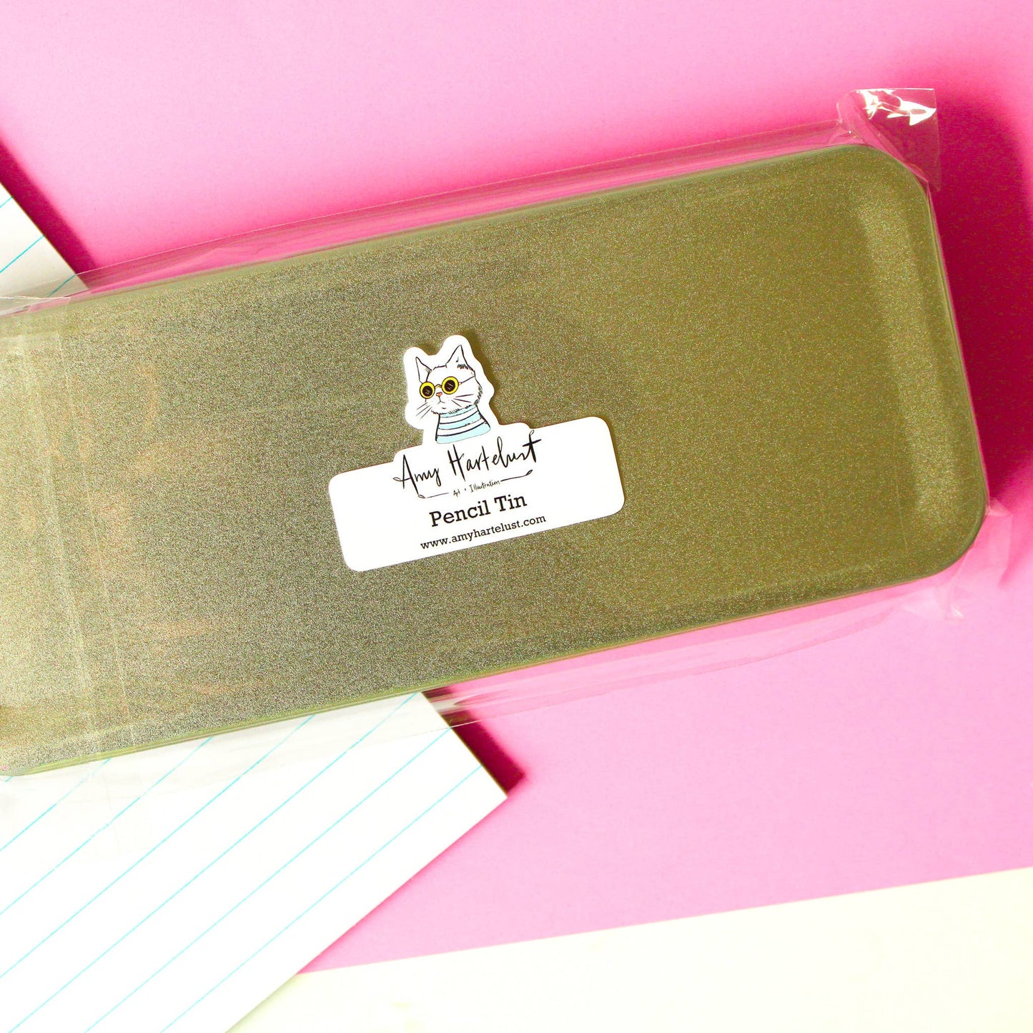 Pencil Puppy Pencil Tin