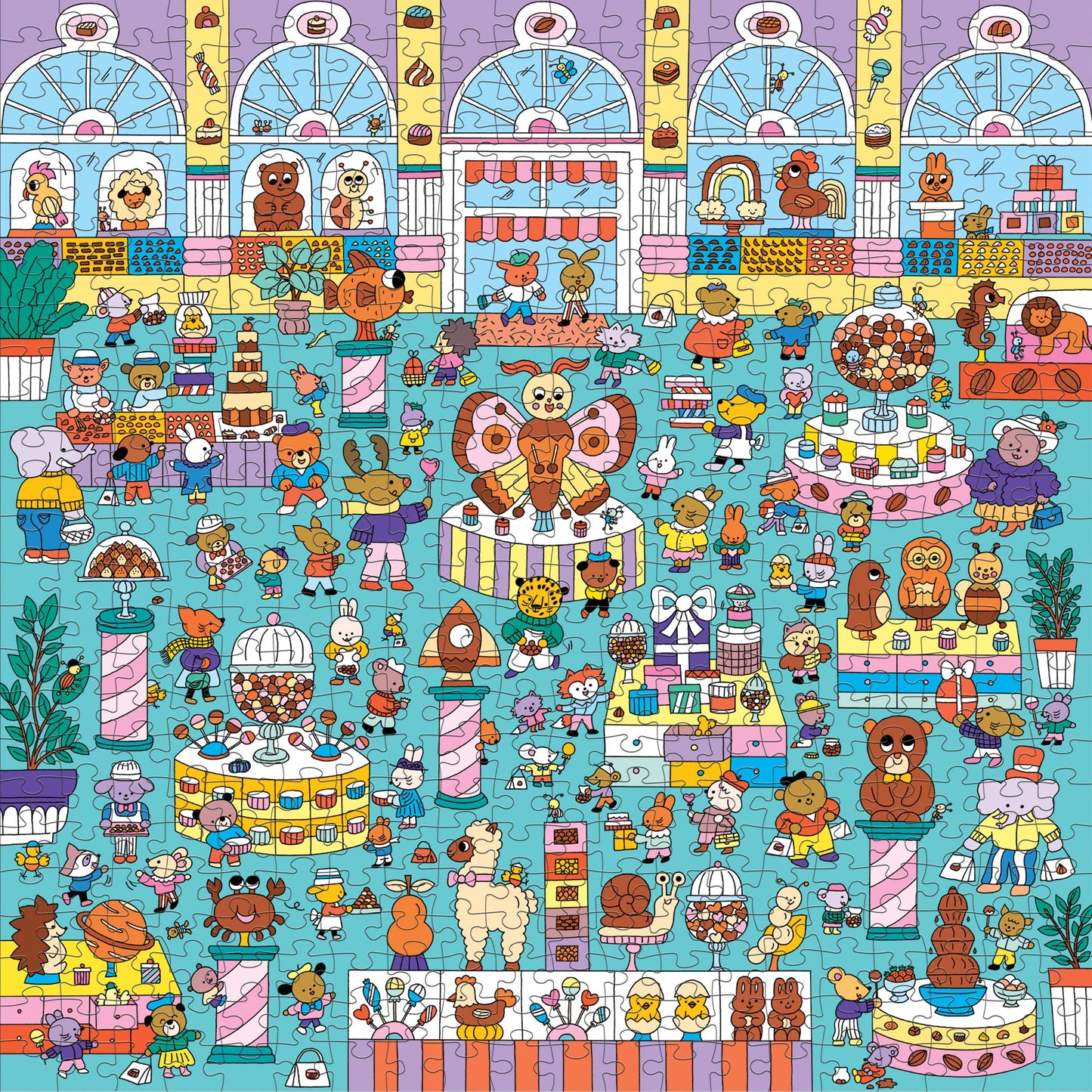 Chocolate Shop 500 Piece Search and Find Puzzle