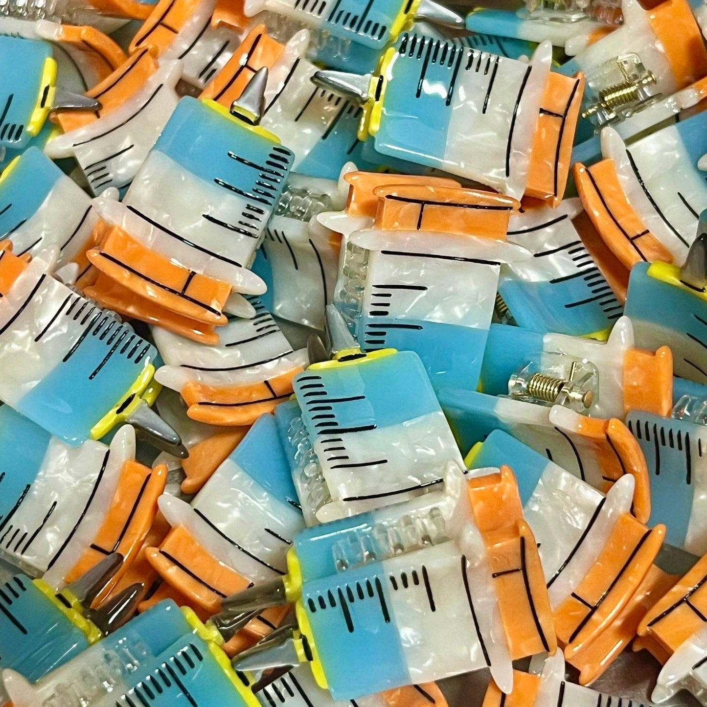 Syringe Mini Claw Clip