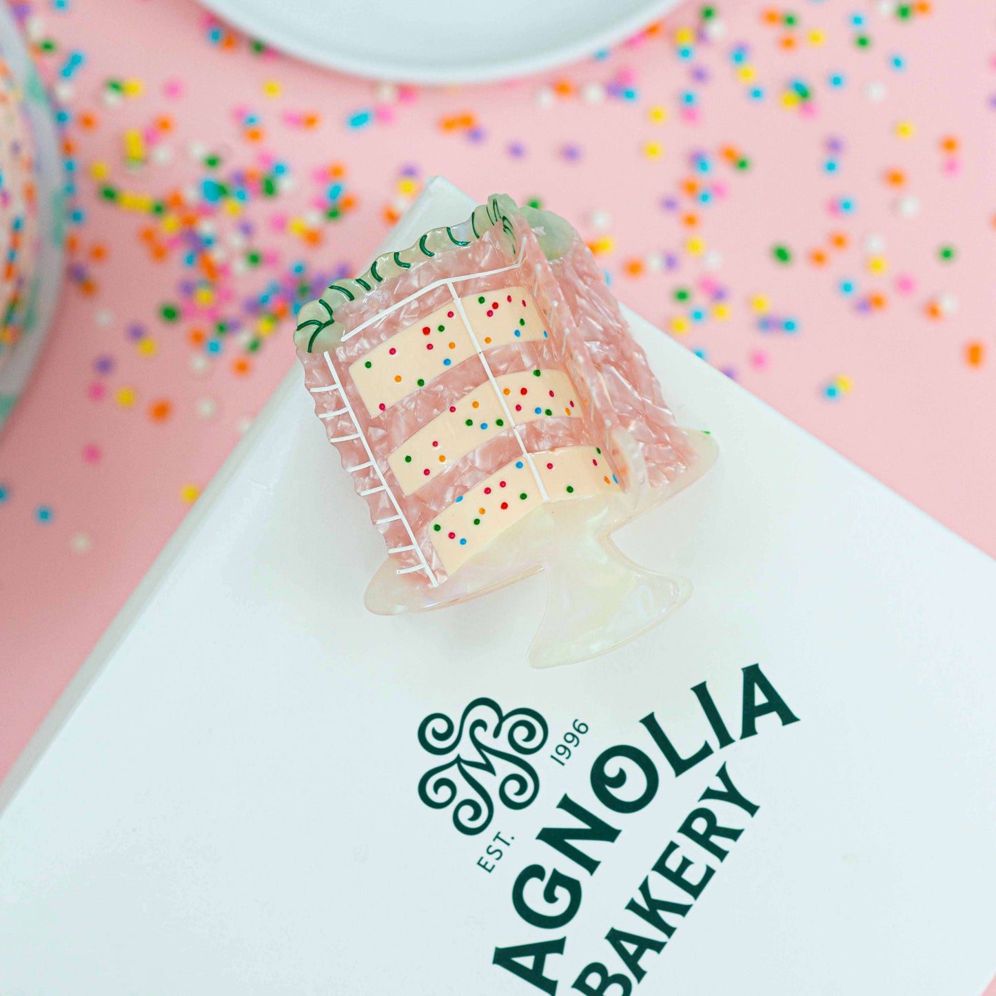 Confetti Cake Hair Claw Clip