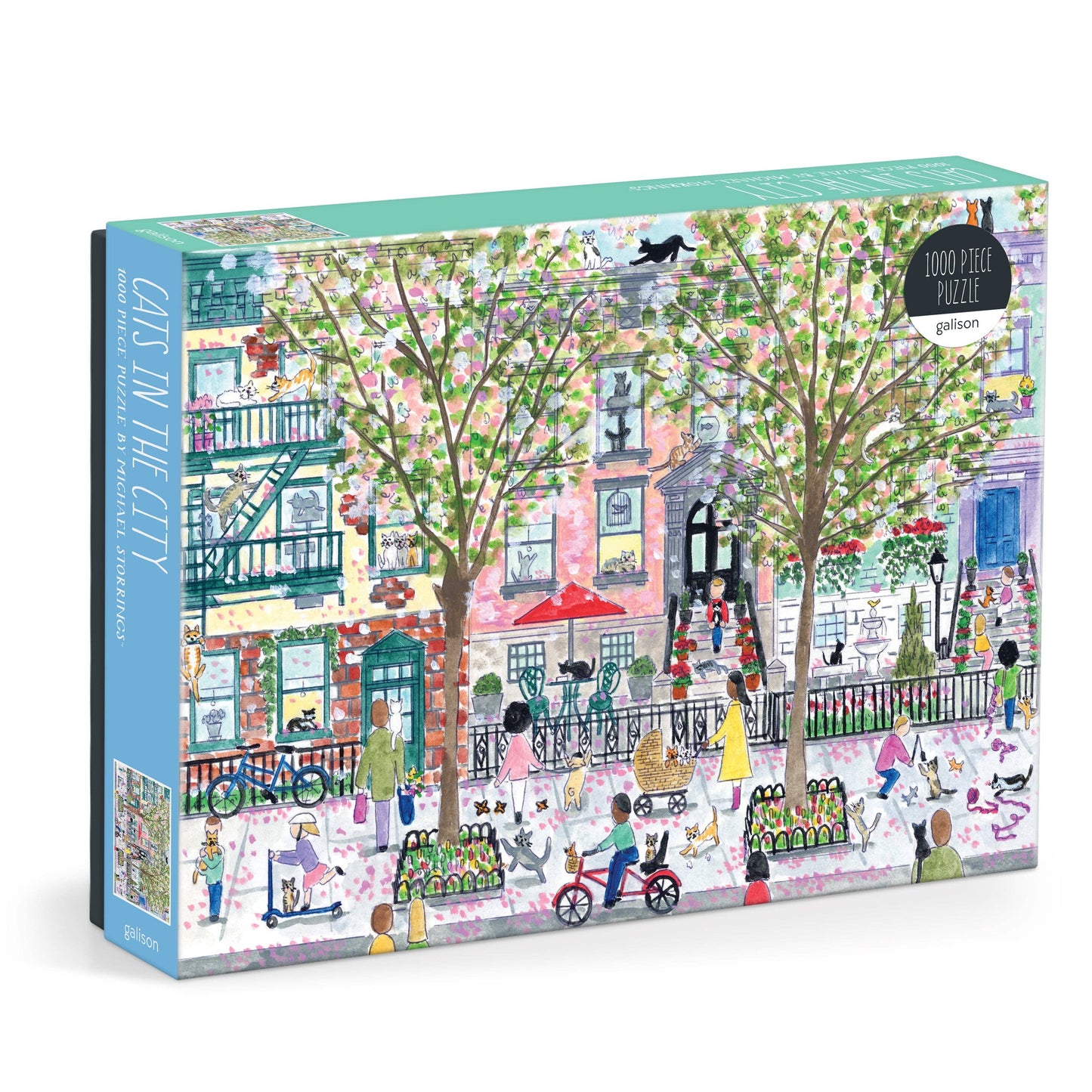 Cats In The City 1000 Piece Puzzle