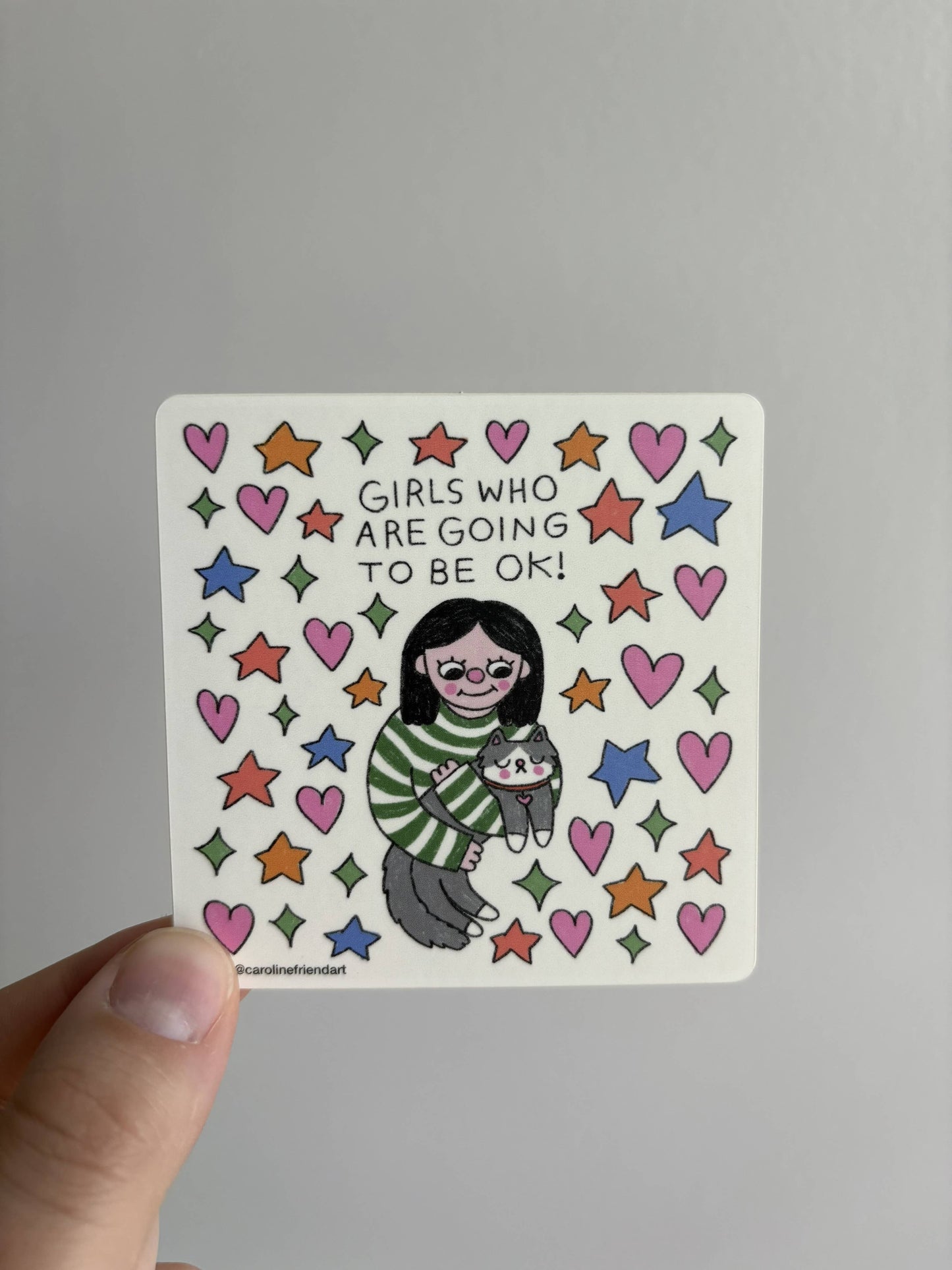 Girls Who Are Going to Be OK Sticker