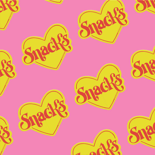 Snacks Heart Sticker