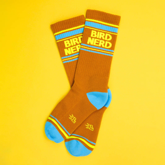 Bird Nerd Retro Crew Socks