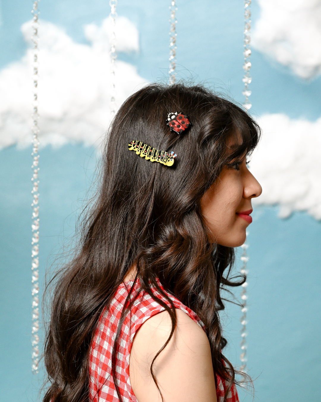 Caterpillar Hair Clip Set