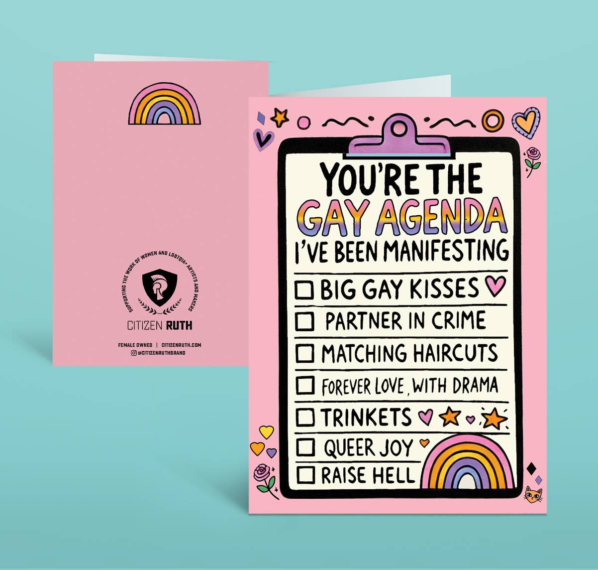 You're the Gay Agenda Card
