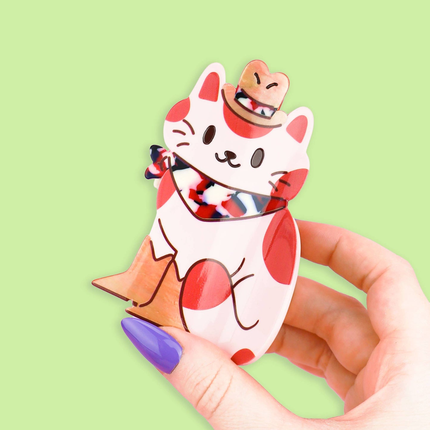 Meowdy Rodeo Cat Claw Clip
