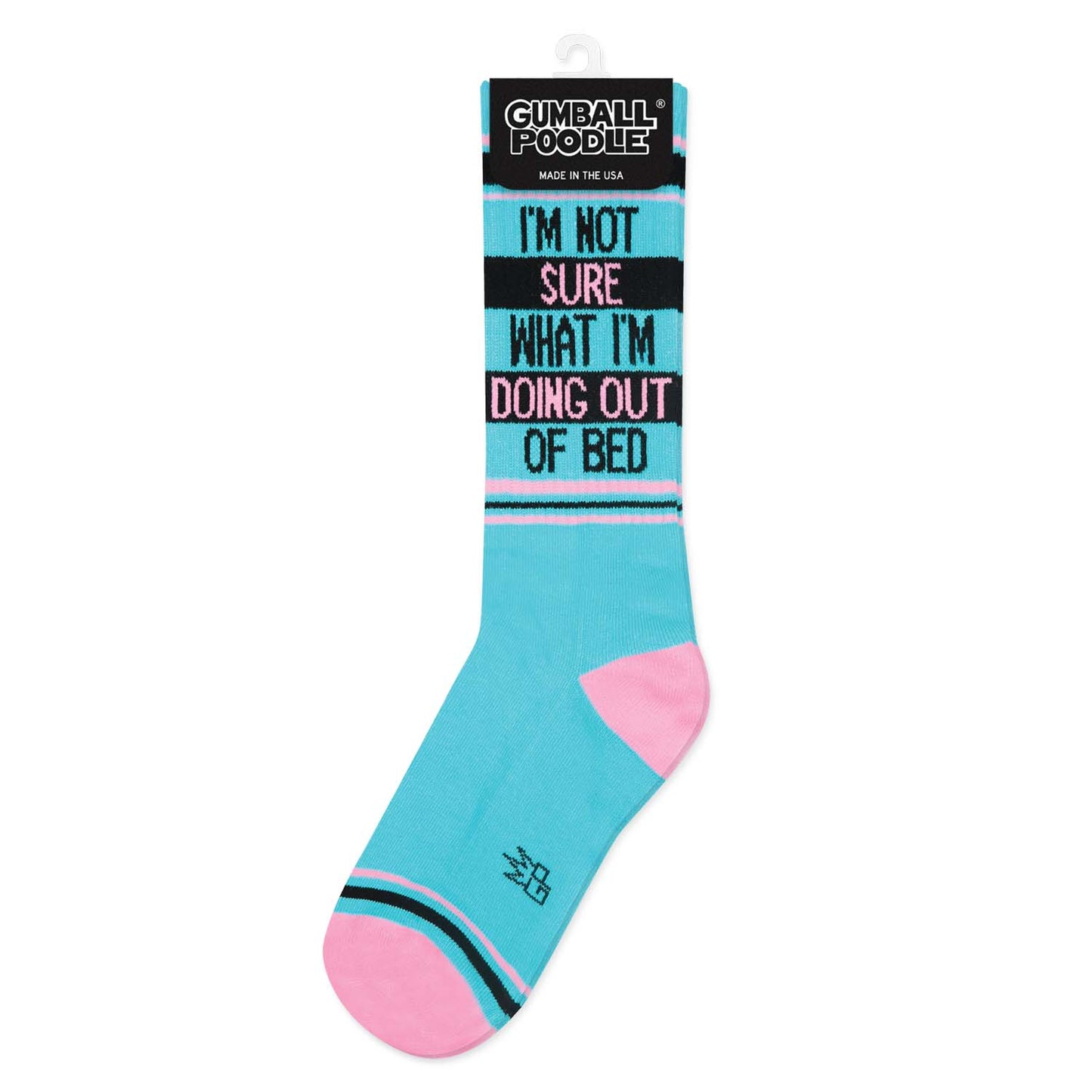 I'm Not Sure What I'm Doing Out Of Bed Gym Crew Socks