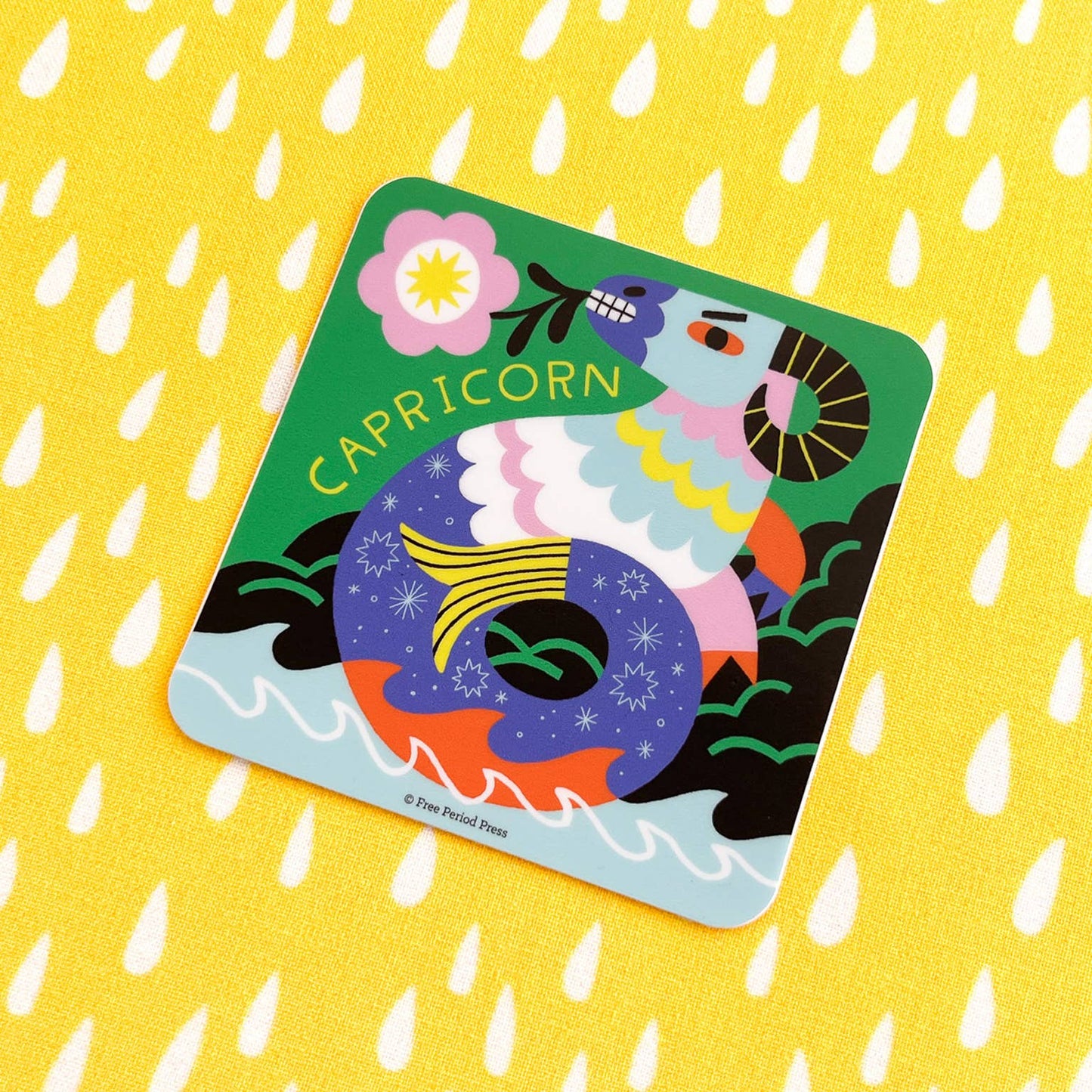 Mythical Sea-Goat Capricorn Sticker