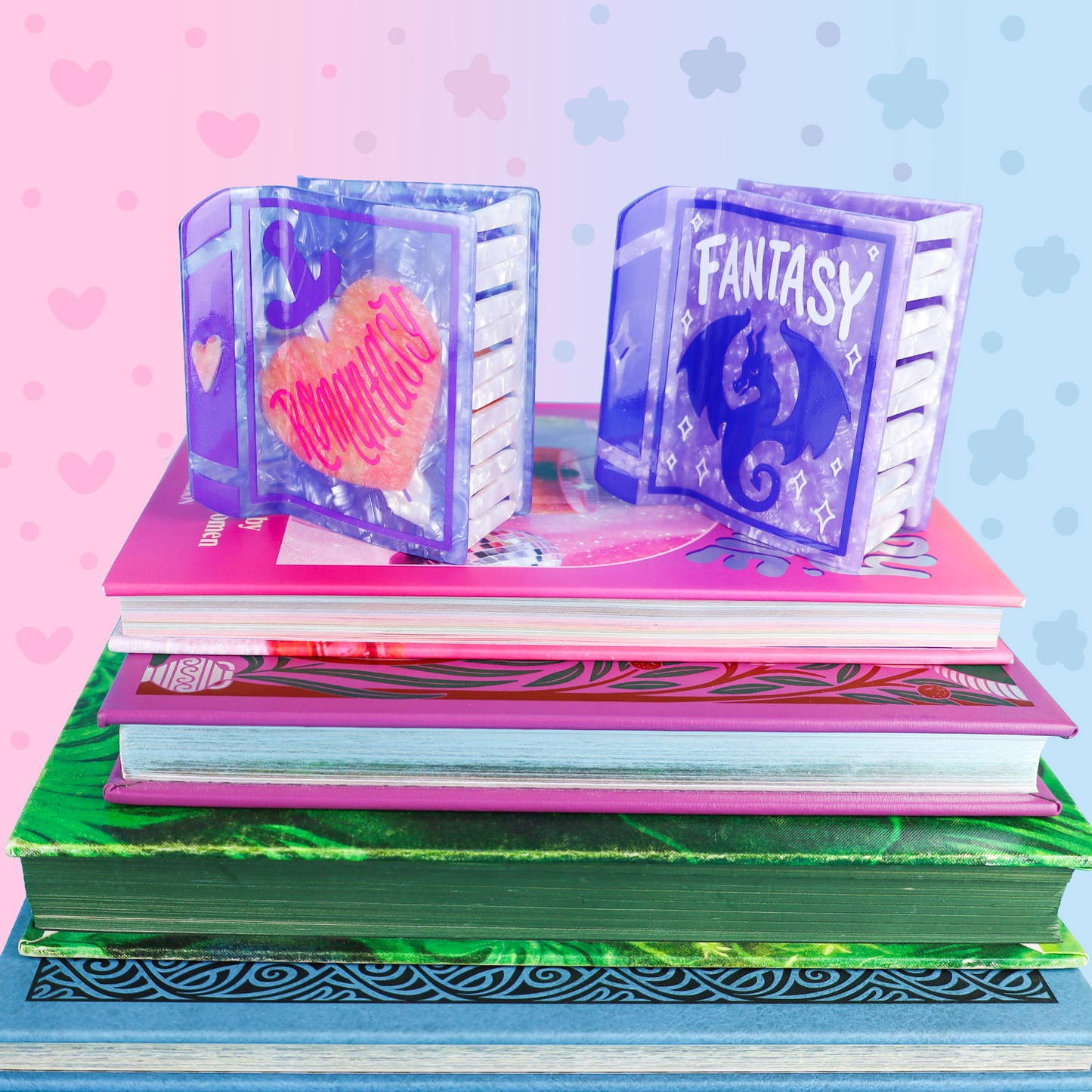 Fantasy Book Claw Clip