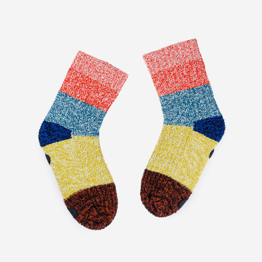 Color Band House Socks (Poppy)