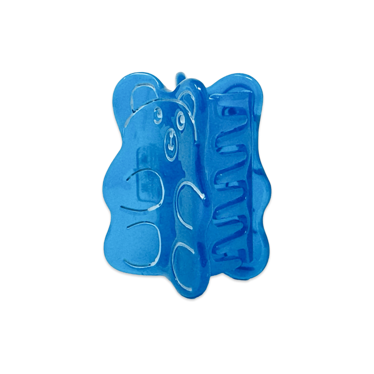 Mini Blue Gummy Bear Hair Claw