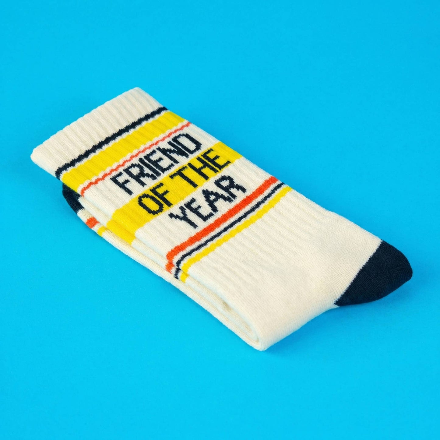 Friend Of The Year Retro Crew Socks