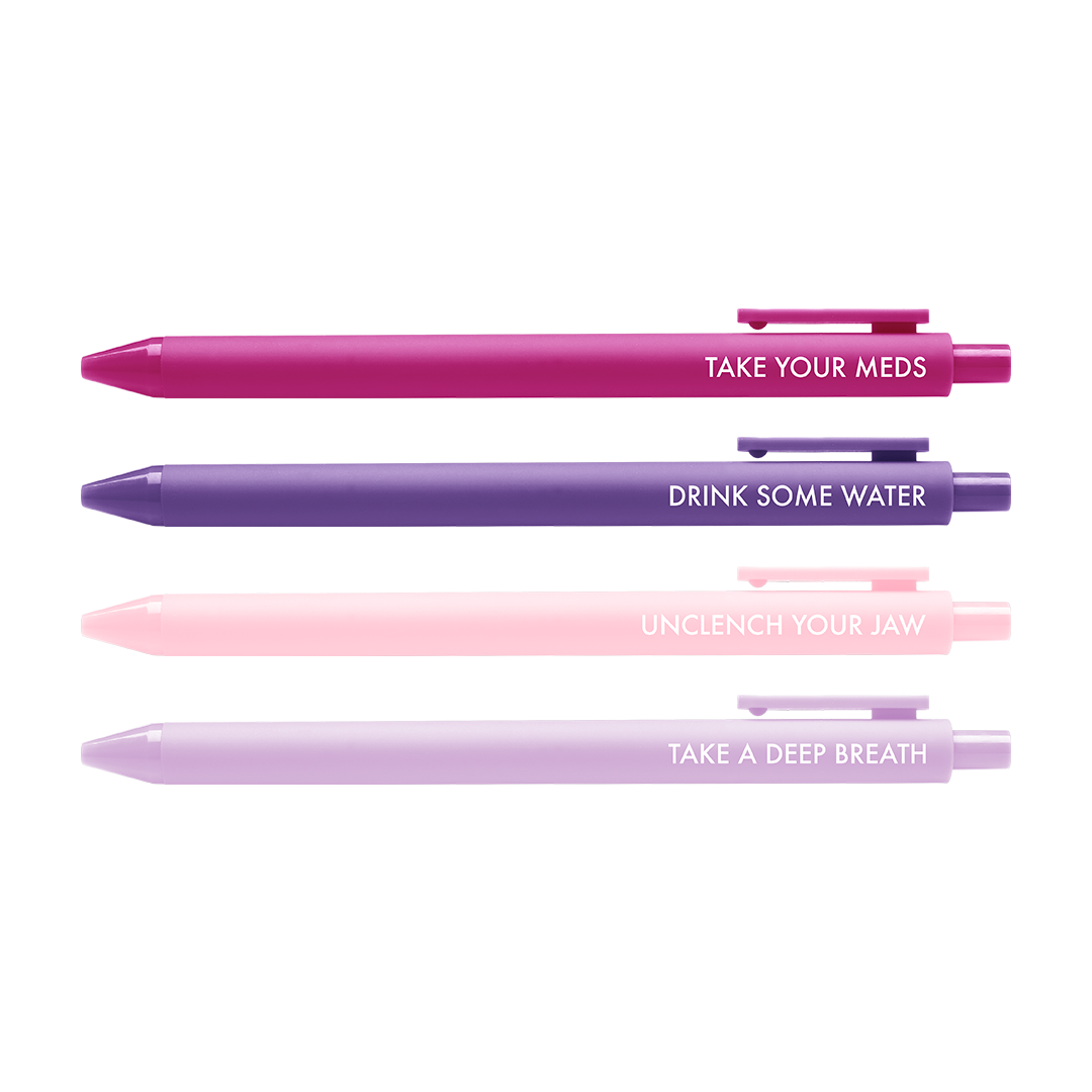 Self-Care Gel Pen Set