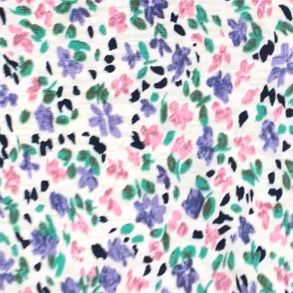 Ava Sleeveless Floral Dress (Purple)