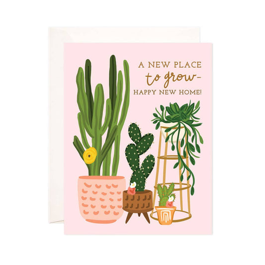 New Place To Grow Greeting Card