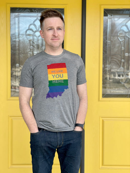 Indiana Rainbow Pride Tee (XS)
