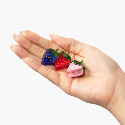 Strawberry Patch Mini Claw Clip Set