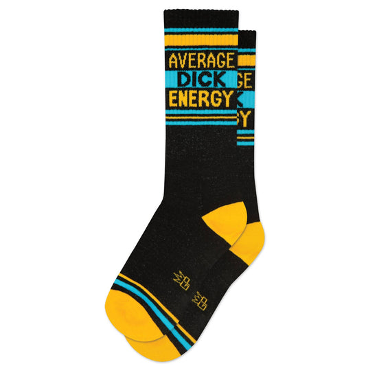 Average Dick Energy Retro Crew Socks