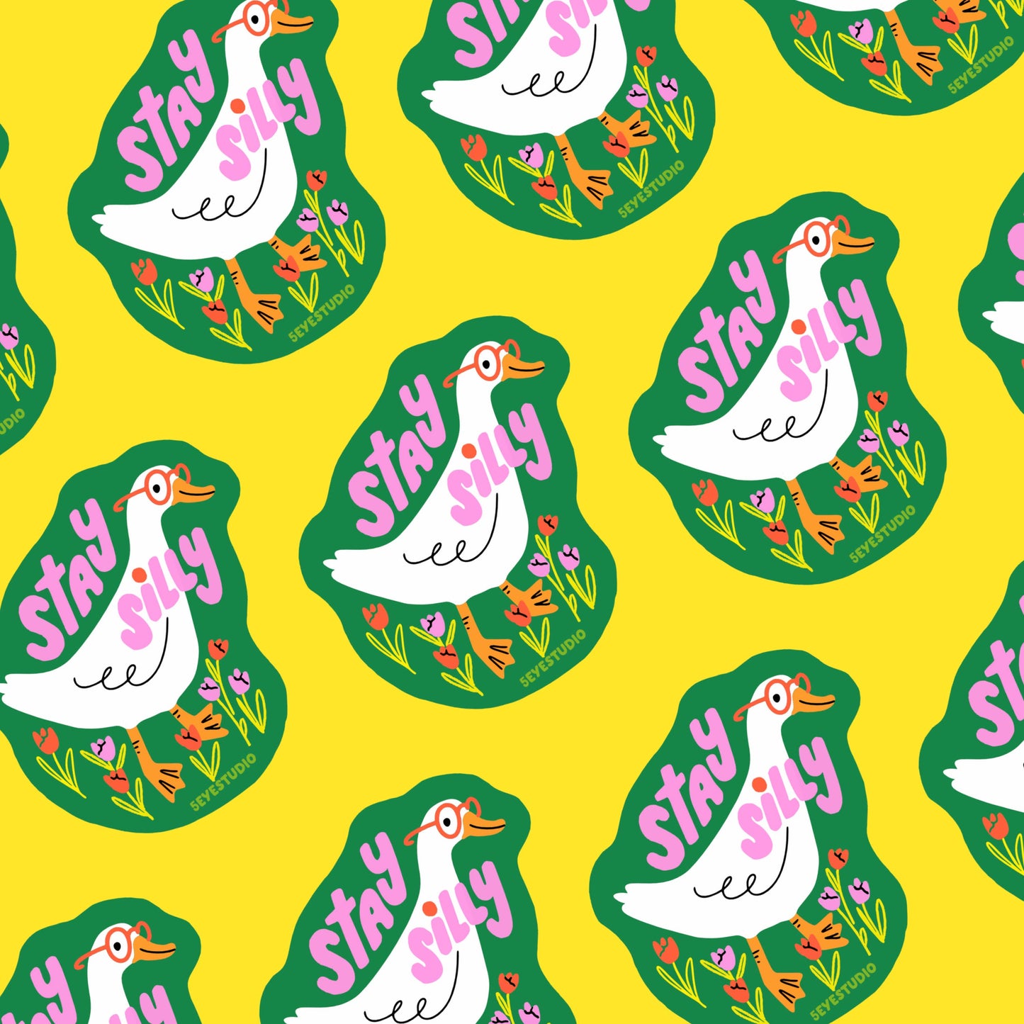 Stay Silly Goose Sticker