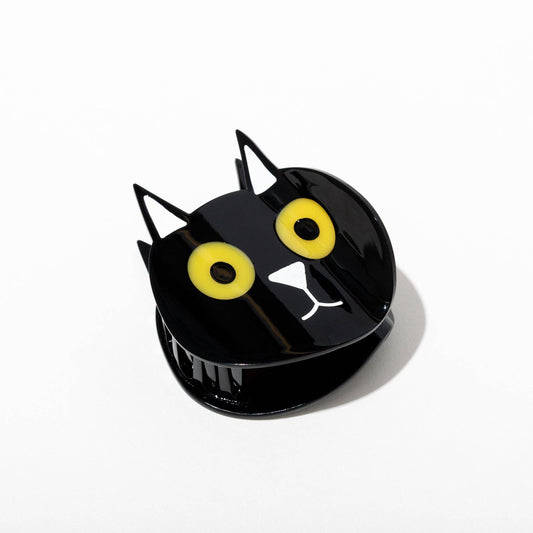 Black Cat Claw Clip