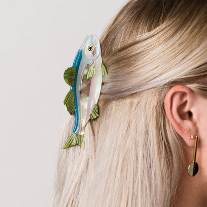 Sardine Fish Hair Claw Clip