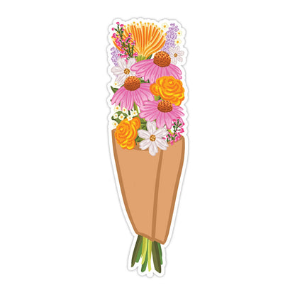Bouquet Die Cut Bookmark