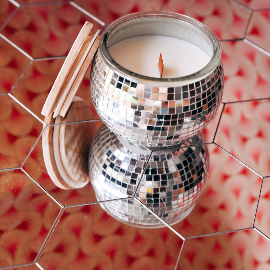 Disco Ball Candle (grapefruit • blood orange • amber)