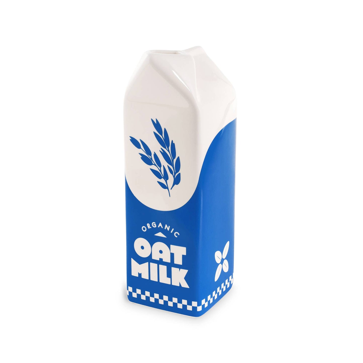 Oat Milk Carton Vase