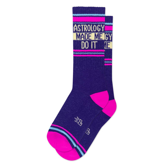 Astrology Made Me Do It Retro Crew Socks