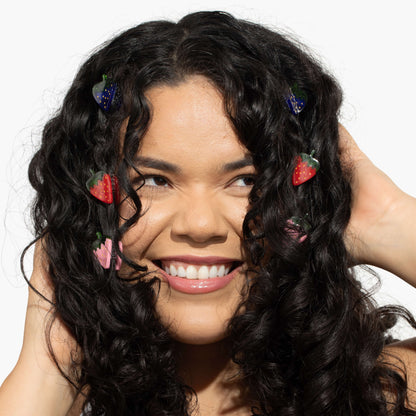 Strawberry Patch Mini Claw Clip Set