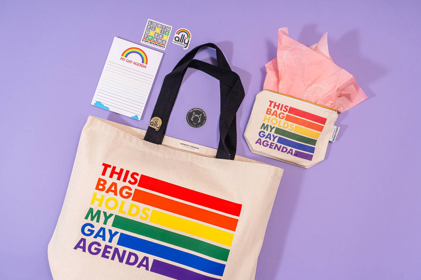 My Gay Agenda Zipper Bag