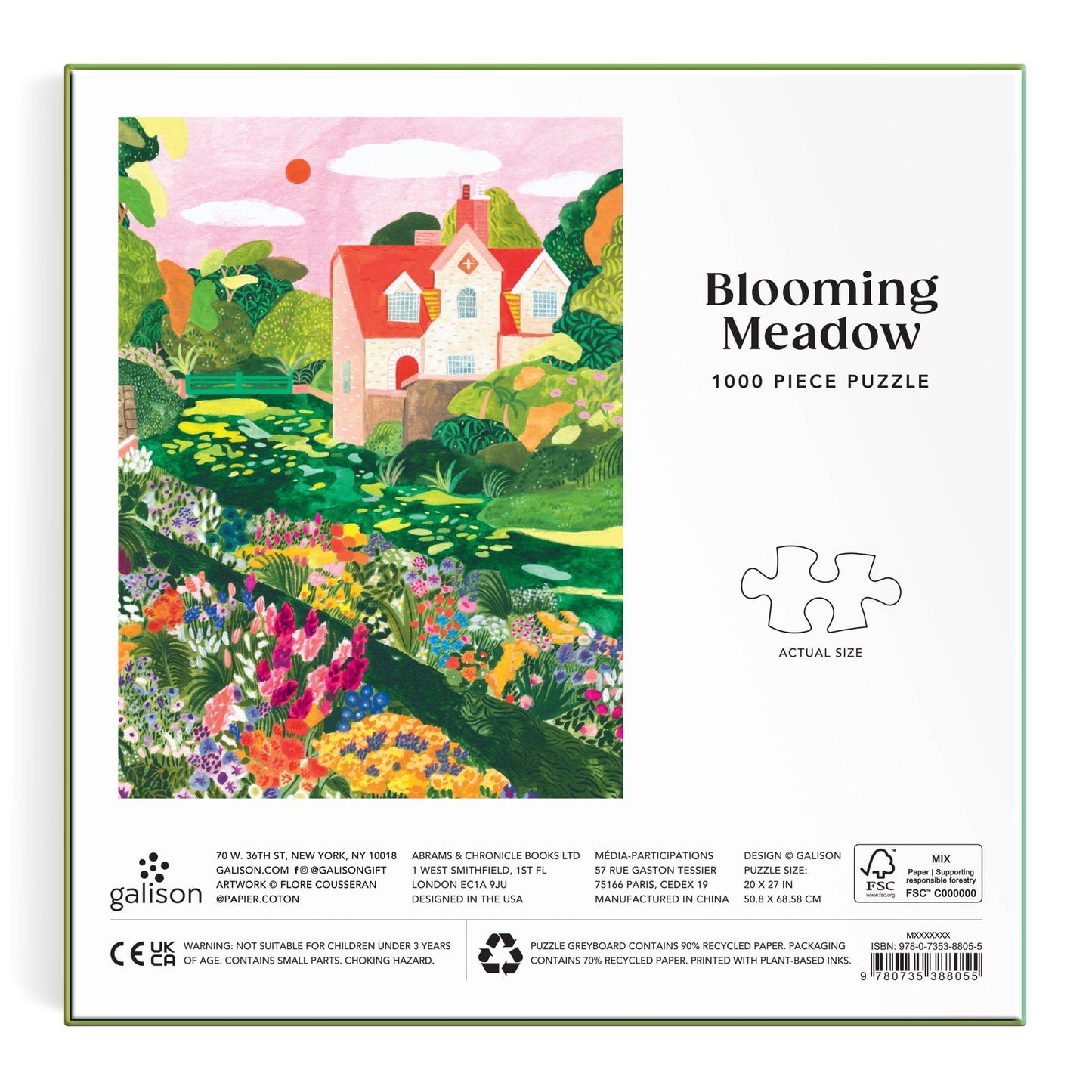 Blooming Meadow 1000 Piece Puzzle