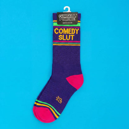 Comedy Slut Retro Crew Socks