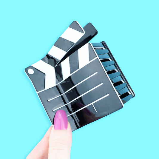 Movie Clapperboard Claw Clip