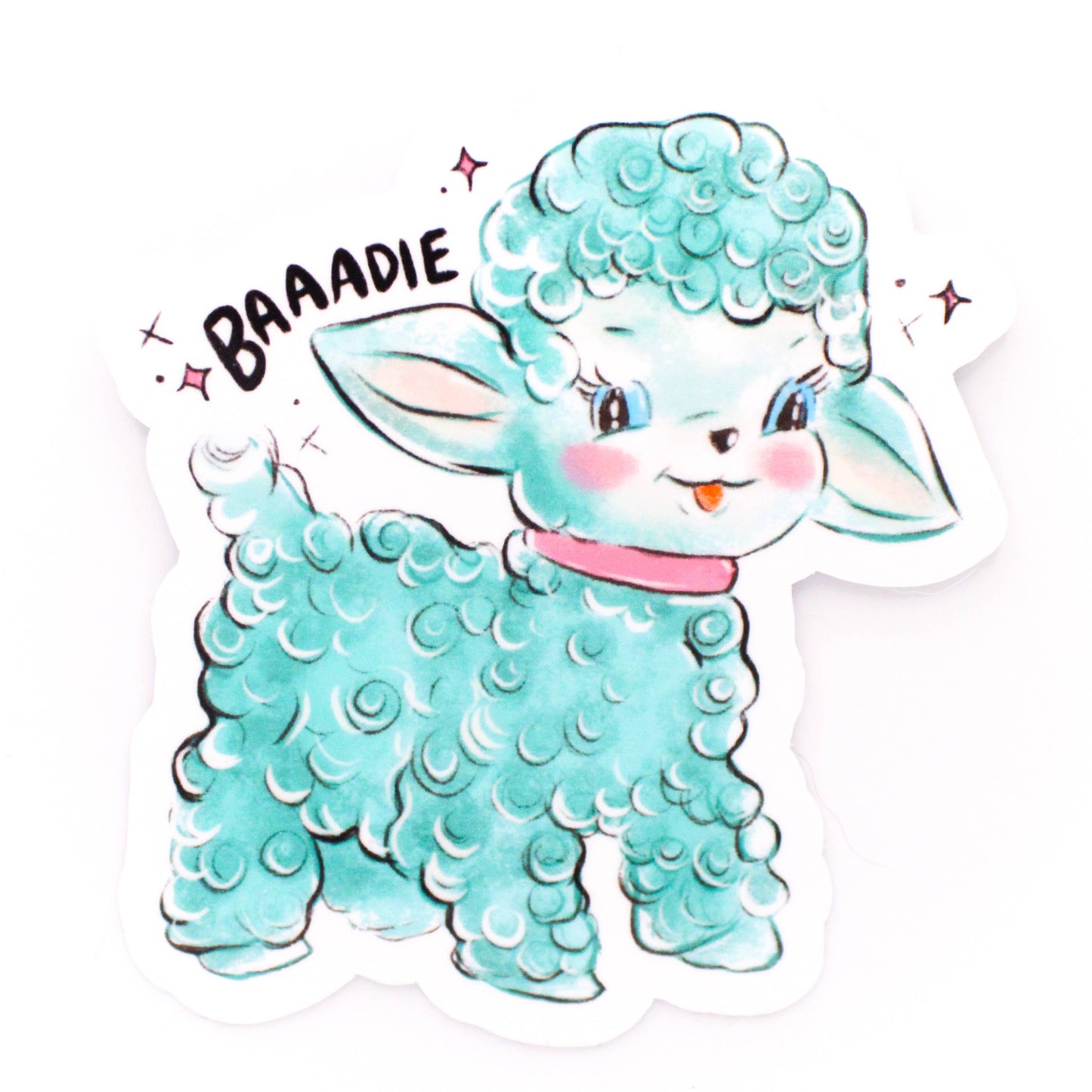 Little Baddie Lamb Sticker