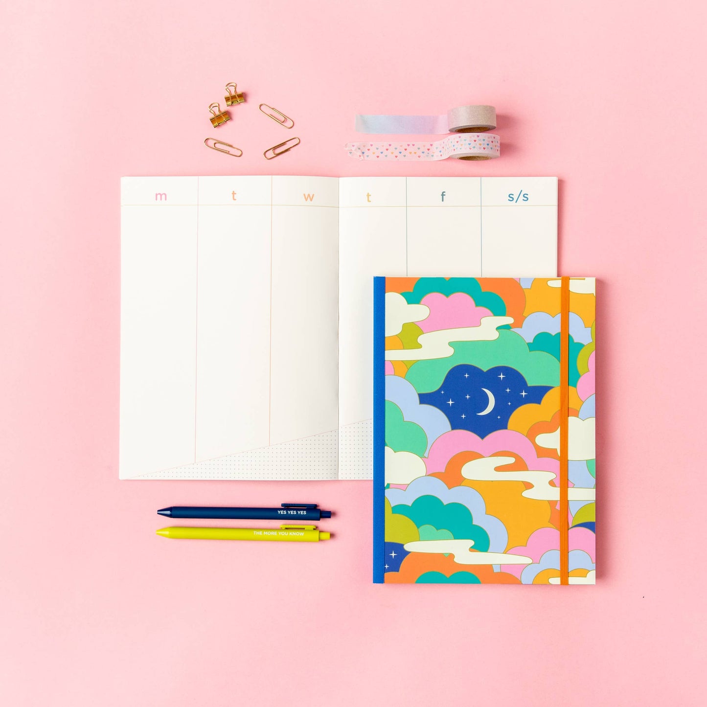 Cosmic Clouds Undated Planner