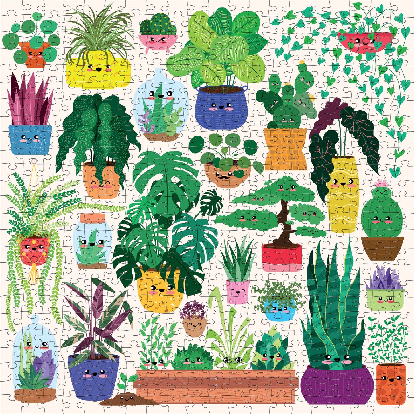 Happy Plants 500 Piece Puzzle