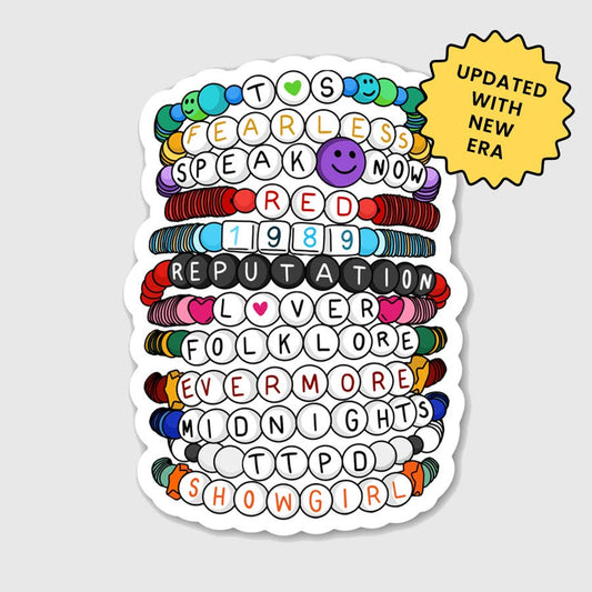 Eras Friendship Bracelets Sticker ✨ WITH SHOWGIRL