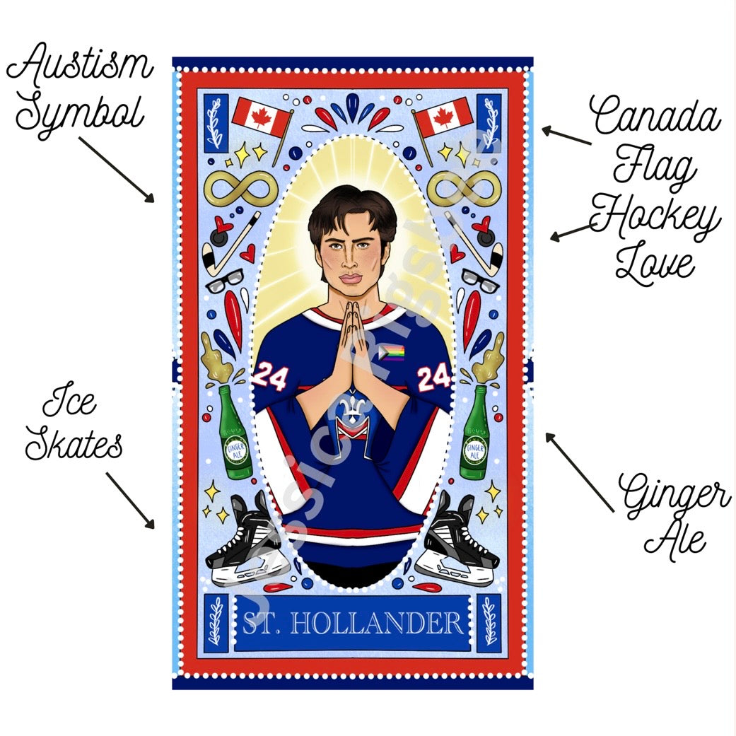 Saint Shane Hollander Candle