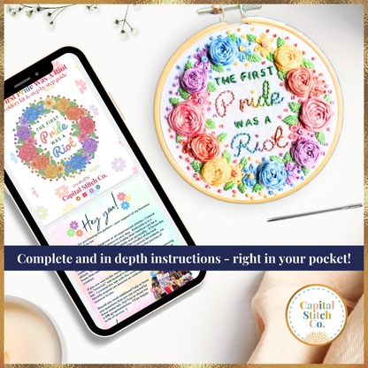 The First Pride Was a Riot Embroidery Kit